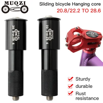 MUQZI MTB Rutier S Furculiță Bicicleta Stem Extender 20.8/22.2 Mm Adaptor Copil Biciclete Stem Extinde Aliaj de Aluminiu de Conversie Agățat de Bază