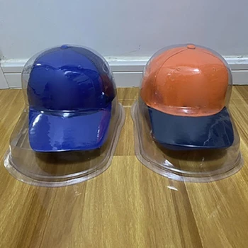 Dublu-strat de Material Capac Suport Transparent Șapcă de Baseball a Afișa Caseta de Praf-dovada Pălărie de Stocare Capac de Plastic Protector