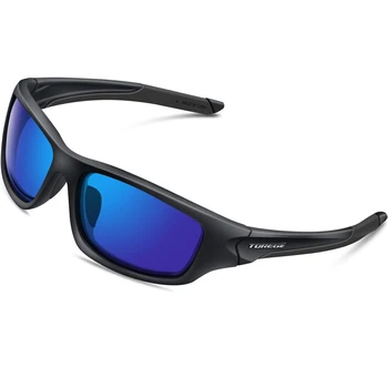 TOREGE 2018 Bărbați Femei de Moda ochelari de Soare Polarizat Pentru Ochelarii de Condus TR90 Incasabil Rama de Ochelari Unisex 100% UV400 Ochelarii