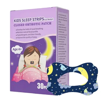 Anti Sforait Autocolant Bandă Îmbunătățită Pe Timp De Noapte A Dormit Mai Puțin Respirație Gură Și Tare Sforait Adult Copil De Îngrijire A Sănătății Instrument