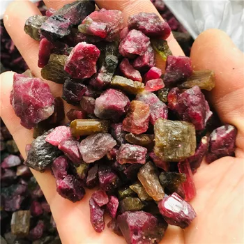 100g Naturale cristal de turmalina roșie și minerale reiki tratate piatră prețioasă primar piatră prețioasă exemplare utilizate în a face bijuterii