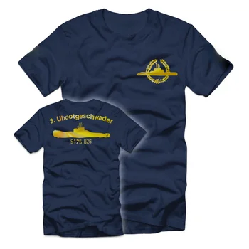3 ubootgeschwader U26 S175 U-Boat German Navy Bundeswehr Bărbați T-Shirt Casual, O-Neck harajuku tricouri