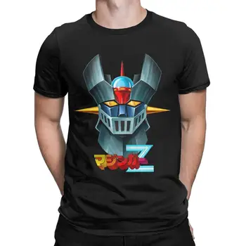 Mazinger Z Anime Robot T-Shirt Pentru Bărbați Amuzant Bumbac Tricou Echipajul Gât Maneci Scurte T Shirt De Dimensiuni Mari Haine