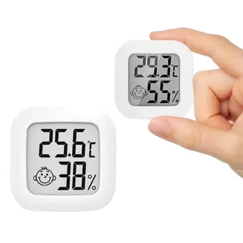 Mini-Termometru de Interior Digital LCD Temperatura Camerei Higrometru Ecartament Senzor de Umiditate Metru Interior Termometru Temperatura