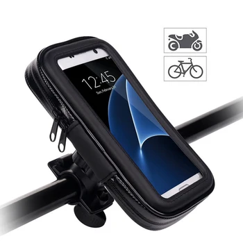 Motociclete biciclete Suport de Telefon rezistent la apa Biciclete Caz de Telefon Geanta pentru iPhone 13 Xs Xr X Mobil Samsung Stand Suport Scuter Acoperi