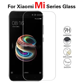 Clar Fata Sticlă Călită Pentru Xiaomi Mi 9 8 5x 7 1 2 3 4 5 4i 5s Ecran Protector de Film de Protecție Capac de Sticlă + Instrumente de Curățare