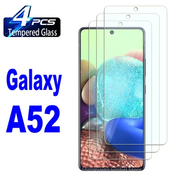 2/4buc Sticla Temperata Pentru Samsung Galaxy A52 A52s 5G Ecran Protector de Sticlă de Film