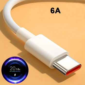 6A USB de Tip C, Rapid de Încărcare Cablu de Date Pentru XIAOMI MI10T Pro Mi9 MIX3 Redmi 2S K40 K30 Pro K20 Nota 11 10 9 T 8 Pro 7 QC3.0 4.0