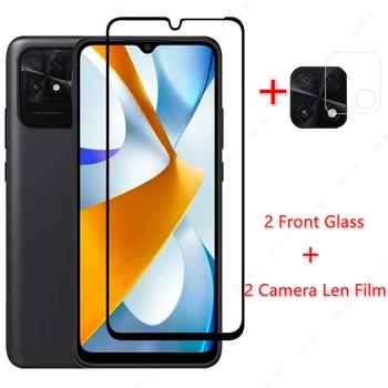 Glass pentru Xiaomi Poco C40 Sticlă Călită pentru Xiaomi Poco C40 M4 Pro 5G F4 GT NFC M3 X3 X4 Film Protector de Ecran de Film aparat de Fotografiat
