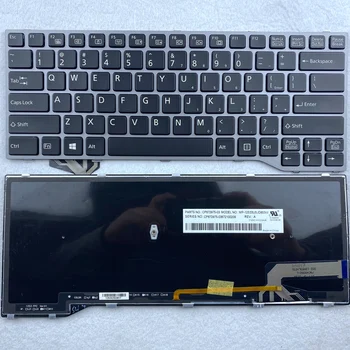 NE Iluminata Tastatura Laptop Pentru Fujitsu Lifebook T725 T726 cu Ramă de Argint NE Layout
