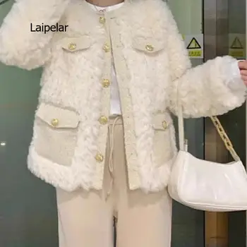 Jacheta femei haină de blană de iarna hanbok pentru femei haina de iarna femeie a făcut haină de lână de miel