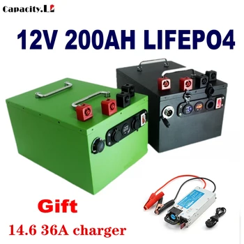 12V lifepo4 baterie 200ah cu bluetooth baterie reîncărcabilă de mare putere RV potrivit pentru marine în aer liber camping