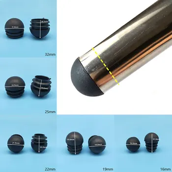 10buc Mobilier Picior de Scaun Capace Tub gaura Introduce Dopuri de Podea Protector Picior Plug Capace Bung Rotundă Țeavă Tub de Decor Capac de Praf