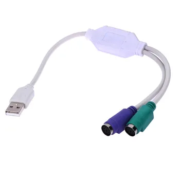 USB la PS2 pentru Mouse Keyboard Converter U-port Rotund Port Cablu Adaptor Convertor Cablu Cablu Convertor