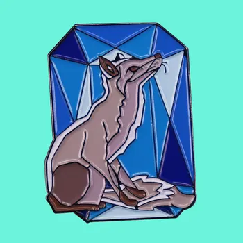 Interesant Sirius Garda De Cristal Albastru Desene Animate Brosa Originalitate Rever Insigna Jacheta Denim Rucsac Pin Pentru Copii De Moda Cadouri
