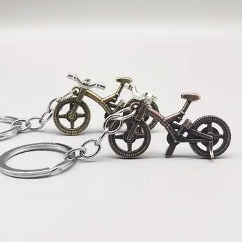 Munte Motocicleta Pandantive Cheie Lanț creative model de Masina breloc metal de culoare Sac de Farmec Accesorii Breloc 3D
