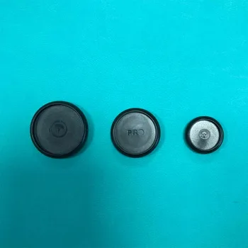 12pcs Negru Inel de Plastic Cataramă Disc Catarama 18/24/28/32/38mm Ciuperci Gaura Butonul volante Notebook Rotunde de Legare Disc