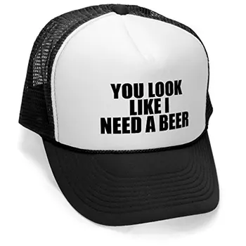 Arăți Ca Am Nevoie De O Bere - Unisex Pentru Adulti Șapcă De Camionagiu Pălărie