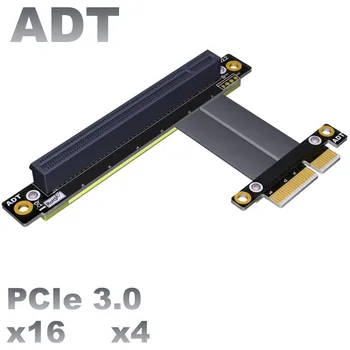 PCI-E x4 cablu de extensie de linie de transfer 16x 16x 4x PCIe3.0 de mare viteză și stabilitate Orientabile 1U personalizate lungime