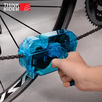 ThinkRider Lanțul de detergent de Curățare Biciclete 3D Lanț de Spălare Perie Set de scule de Bicicleta MTB Protecția Ulei de Lanț de Bicicletă de Munte