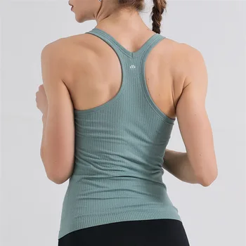 Femei Yoga Vesta Sport Fitness Benzi Auto Sutien Lenjerie de corp Elastic rezistent la Șocuri Spate Frumusete