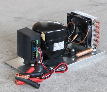 BD25HC Compresor Condensator Auto frigider Solare congelator și marin frigider Maxim 150 de litri DC 12V24V