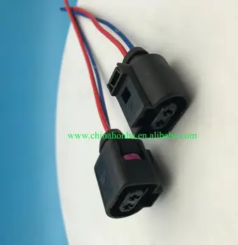2/5/10/20/50/100 Buc 2 Pin Lumina de Ceață Lampa de Cabluri Plug Coadă Conector pentru A6 Allroad Quattro GTI MK4 1J0 973 722 1J0973722