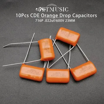 10buc CDE Orange Drop Condensatoare 716P .022uf/600V 23MM Chitara Condensator chitara piese
