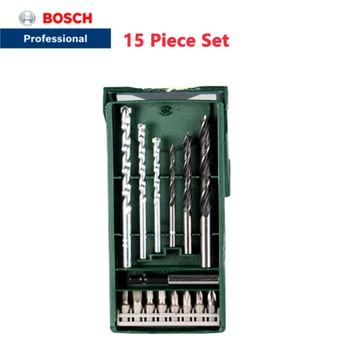 Burghiu Bosch 15 Mini Zidărie De Prelucrare A Lemnului Pic Pic Seta Puterea Accesorii Scule Set De Scule De Mana