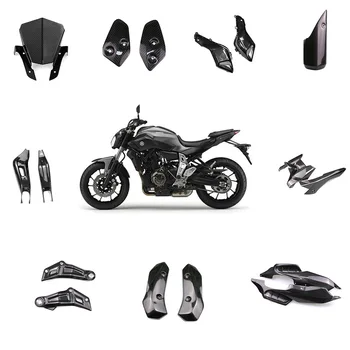 Aplicabile pentru Yamaha MT07 de motociclete accesorii set complet din fibra de carbon modificat părți 2014-2017