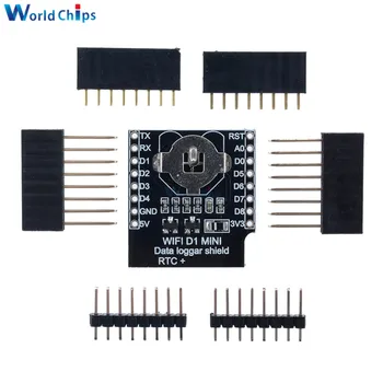 Pentru Wemos D1 Mini Ceas de Timp Real, Jurnal de Date Logger Scut + RTC DS1307 Ceas Pentru Arduino/Zmeura