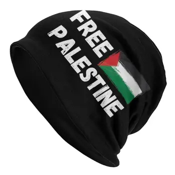 Free Gaza Palestina Pavilion Arabă Capota Pălărie Palestinian Pălărie Tricot Hip Hop Chelioși Căciuli Palarie Unisex Primăvară Caldă Cap Înfășurați Cap