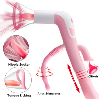 Noi Stimula Clitorisul Fraier Vibratoare Pizde Lins Jucarii Limba Vibrator Vibrator De Rotație Anal Vibrator Sex Produs Pentru Femei