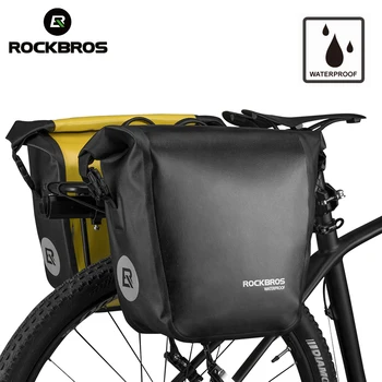 ROCKBROS biciclete Biciclete Sac Portabil, rezistent la apa Ciclism MTB Sac de Biciclete Coș Rack Spate Bancheta Portbagaj Rucsac Caz, Accesorii pentru Biciclete