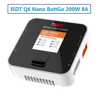 ISDT Q6 Nano BattGo 200W 8A Lipo Baterie Colorate Buzunar pentru 1-6S Lipo Baterie