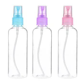 100ml Spray Sticla PET Transparent Spray Sau Lotiune Sau Apă de Toaletă Sticla Roz, Albastru, Violet Sticle de Plastic