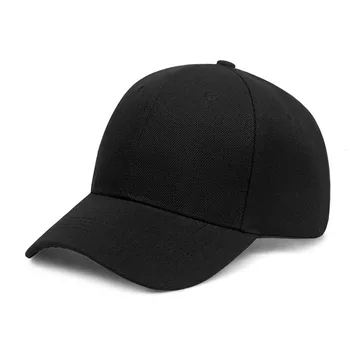 Unisex Simplu, Negru, Capac Solid De Culoare Sapca Snapback Capace Casquette Pălării Casual Gorras Hip Hop Tata Pălării Pentru Bărbați Femei