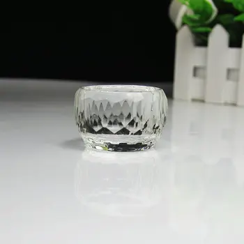 5cm de Cristal Clar Bol de Sticlă Cu Fund Plat Ulei Esențial Recipient cu Apă Sfințită Cupa Religioase Provizii de Acasă Decorare