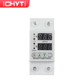 CHYT Transport Gratuit JZV-2 AC 230V 40A 63A Digital Dual Display Reglabil de uz Casnic Pe Sub Tensiune Comutator de Protecție