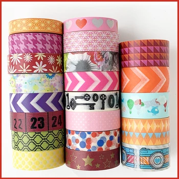 Proiectare de bază washi bandă florale washi bandă de hârtie drăguț de design washi banda pentru decorarea si ambalaj cadou