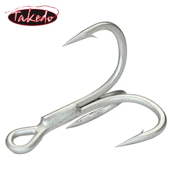 TAKEDO LS08 Personalizate din Oțel Carbon de Înaltă 4X Cârlig Puternic 1# 2# 4# 6# 8# Lent Jigging accesorii de pescuit Pene Cârlig de Pescuit