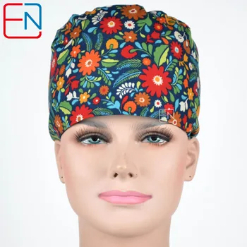 Hennar Femei boneta Asistenta din Bumbac 100% Reglabil scrub Pălării de Înaltă Calitate de laborator cap,craniul pălării