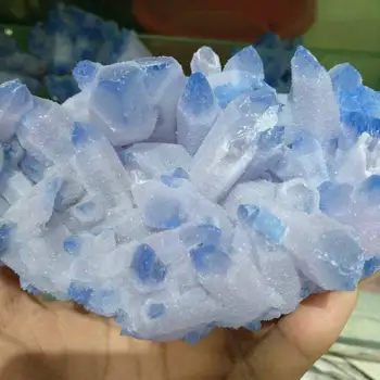 700-930g Noua Găsi Blue Phantom CUARȚ Cluster de Cristal Mineral Specimen