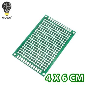 WAVGAT 4x6cm Dublu Partea Prototip PCB diy Universal placă de Circuit Imprimat