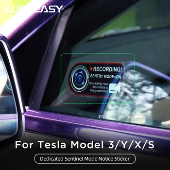 LUCKEASY Caracteristici Accesorii Auto pilot automat Sfaturi Autocolant Pentru Tesla Model 3 Model X Model S Model Y Sentinel Modul de Notificare Autocolant