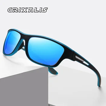 CRIXALIS Design Polarizat ochelari de Soare Pentru Barbati Vintage Marca Square Anti Orbire de Conducere Ochelari de Soare de sex Masculin UV400 zonnebril heren