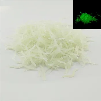 60pcs 4cm Pescuit Silicon Luminos Simulare Miros Râme Pește Momeală Moale Momeala Red White Worms Isca Artificiale Accesorii