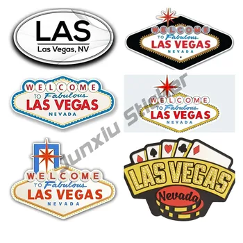 Bine ati venit la Fabulos Las Vegas Semn Autocolant Auto Adeziv Vinil Decal Pentru windows, coolere, laptop-uri, camioane și barele de protecție