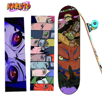 1buc Naruto Șmirghel rezistent la apa Anti-Alunecare, Skateboard Banda de Prindere 84*23cm Naruto Șmirghel Fishboard Skateboard autocolant