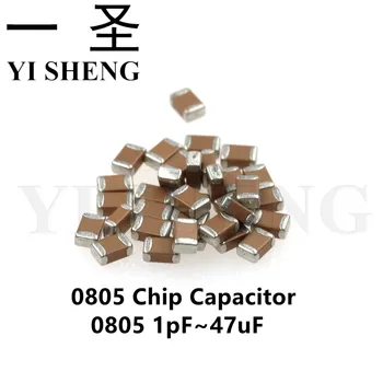 100buc/Lot 100nF X7R 10% 50V 0805 0.1 UF 104 1pF ~ 47uF SMD Gros Chip Condensator Ceramic Multistrat